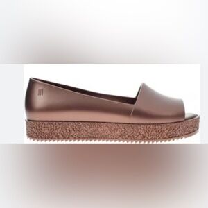Melissa Chrome Metallic Vegan Y2k Jelly Platform Slides shoes